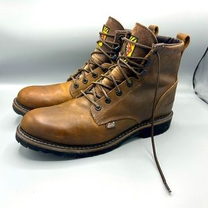 Justin Men's Wyoming Waterproof Work Boot - Wk968. Worn once, no box though